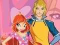 Spil Winx Love: Round Puzzle - Happy Valentine`s Day