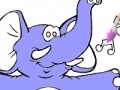 Spil Elephant Coloring Game