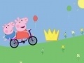 Spil Peppa Pig on bike