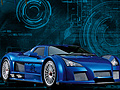 Spil Blue Demon Car