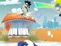 Spil Naruto playing snowballs