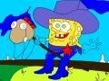 Spil Cowboy Spongebob Coloring