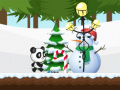Spil Christmas Panda Run
