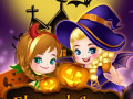Spil Elsa And Anna Halloween Story