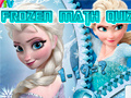 Spil Frozen Math Quiz