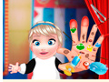 Spil Baby Elsa Hand Doctor