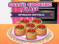 Spil Sara’s Cooking Class Spinach Rotolo