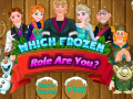 Spil Which Frozen Role Are You