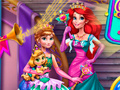 Spil Anna And Ariel Princess Ball Dress Up