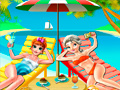 Spil Elsa and Anna Beach Selfie