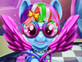 Spil Rainbow pony real haircuts