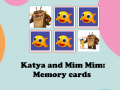 Spil Kate and Mim Mim: Memory cards