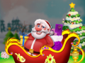Spil Little Elsa Clean Christmas Carriage