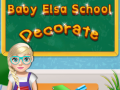 Spil Baby Elsa School Decorate