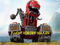Spil Dinotrux: Flucht vor dem Vulkan