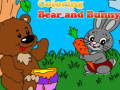 Spil Coloring Bear and Bunny