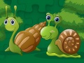 Spil Cute Snails Jigsaw