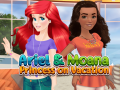 Spil Ariel and Moana Princess on Vacation