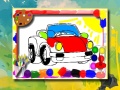 Spil Cartoon Cars Coloring Book