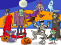 Spil Find 5 Differences Halloween