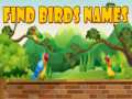 Spil Find Birds Names