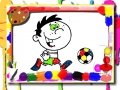 Spil Football Coloring Time