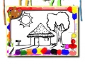 Spil Back To School: House Coloring Book