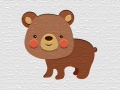 Spil Cartoon Bear Puzzle