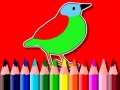 Spil Back To School: Birds Coloring Book