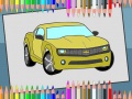 Spil American Cars Coloring Book