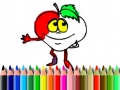 Spil Back To School: Fruits Coloring