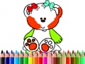 Spil Back to School: Sweet Bear Coloring