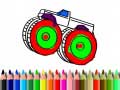 Spil Back To School: Monster Truck Coloring
