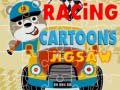 Spil Racing Cartoons Jigsaw