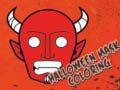 Spil Halloween Mask Coloring Book