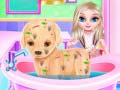 Spil Baby Elsa Puppy Surgery