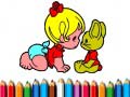 Spil Back To School: Aby Girl Coloring