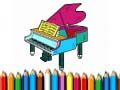 Spil Back To School: Piano Coloring Book