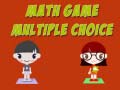 Spil Math Game Multiple Choice