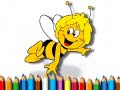 Spil Back To School: Bee Coloring Book