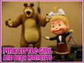 Spil Pink Little Girl and Bear Moments