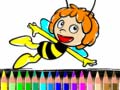 Spil Back To School Maja the Bee Coloring Book