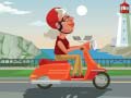Spil City Scooter Ride Coloring