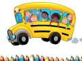 Spil School Bus Coloring Book