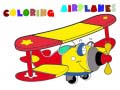 Spil Coloring Book Airplane