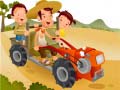 Spil Cartoon Tractor Puzzle