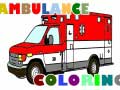 Spil Ambulance Trucks Coloring Pages