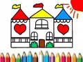 Spil Doll House Coloring Book