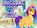 Spil Unicorns Travel The World Puzzle