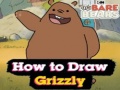 Spil We Bare Bears How to Draw Grizzly